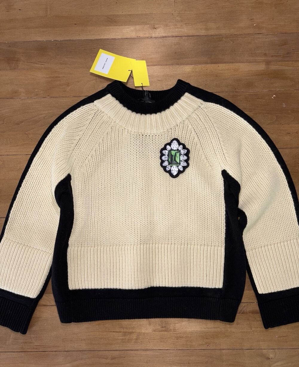 Marc Jacobs Trompe L'oeil Charm Crewneck Sweater 2024 Runway Archive NWT Sz XL